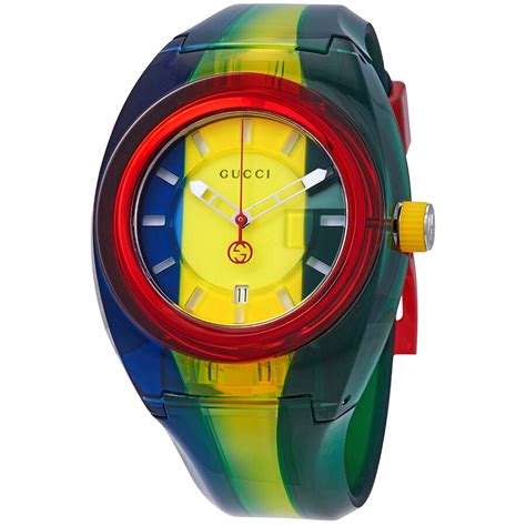 mens gucci sync watch|Gucci color changing watch.